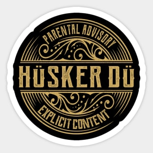 Hüsker Dü Vintage Ornament Sticker